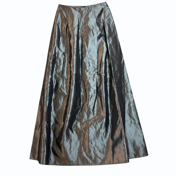 VTG‎ 90s Jessica McClintock Gunne Sax Maxi Skirt Size 5 Gray Formal Event - Picture 1 of 12